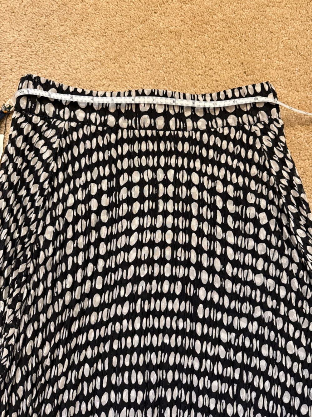 BA&SH Bessie Midi Skirt in Noir Black Size 0 - Picture 4 of 10